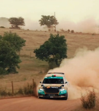 Os vencedores João Ferreira / António Costa em Skoda Fabia RS Rally2